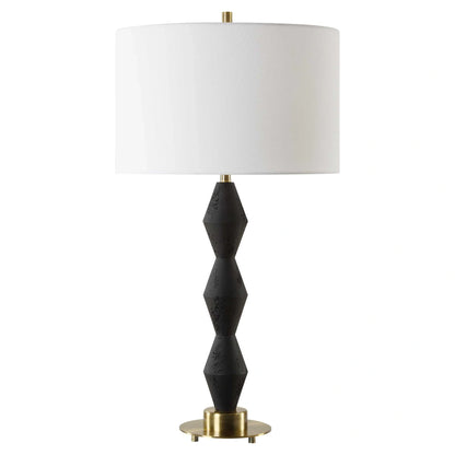 Black Stone Table Lamp