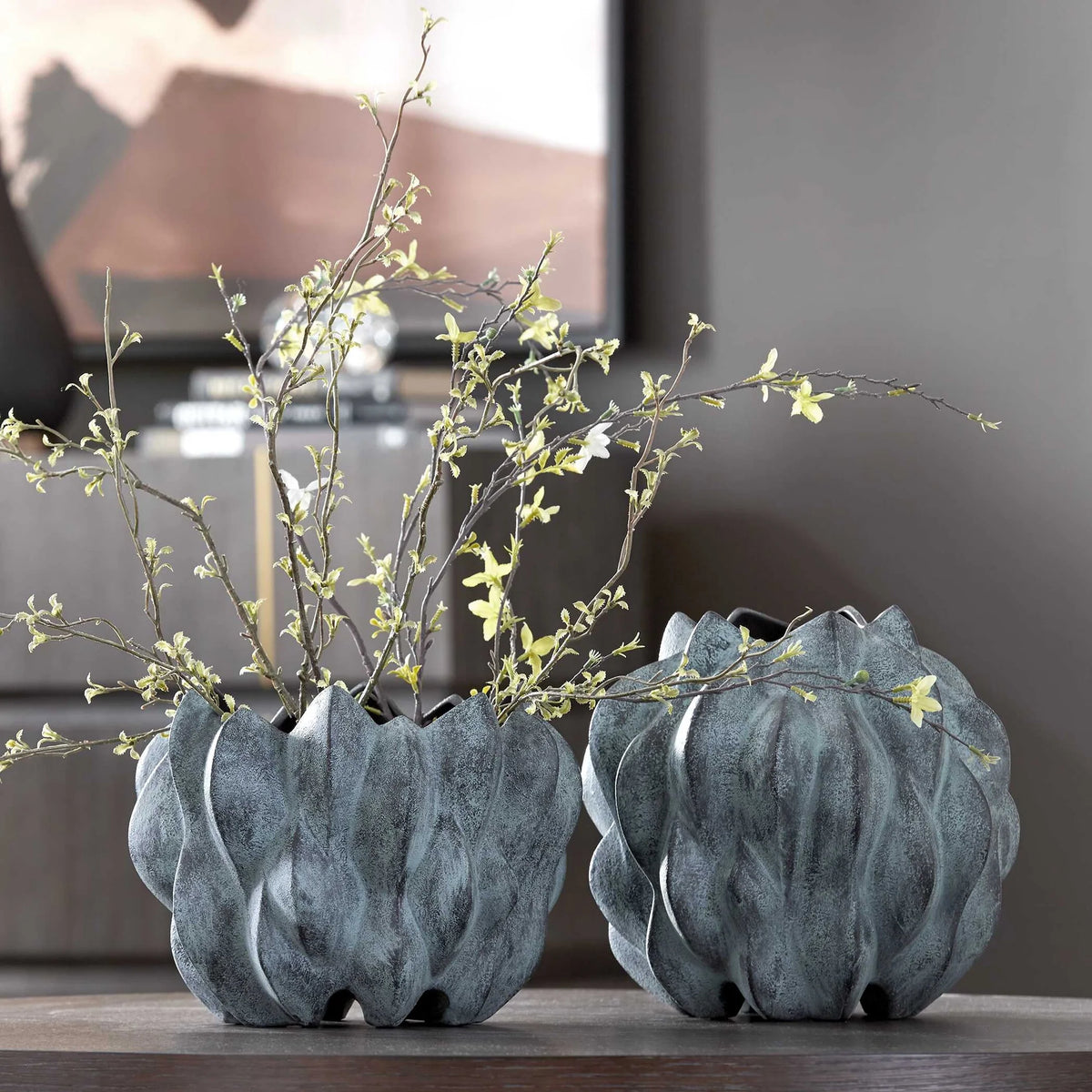 Bronze Vases Set/2