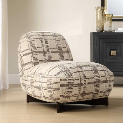 Modern Armless Accent Chair