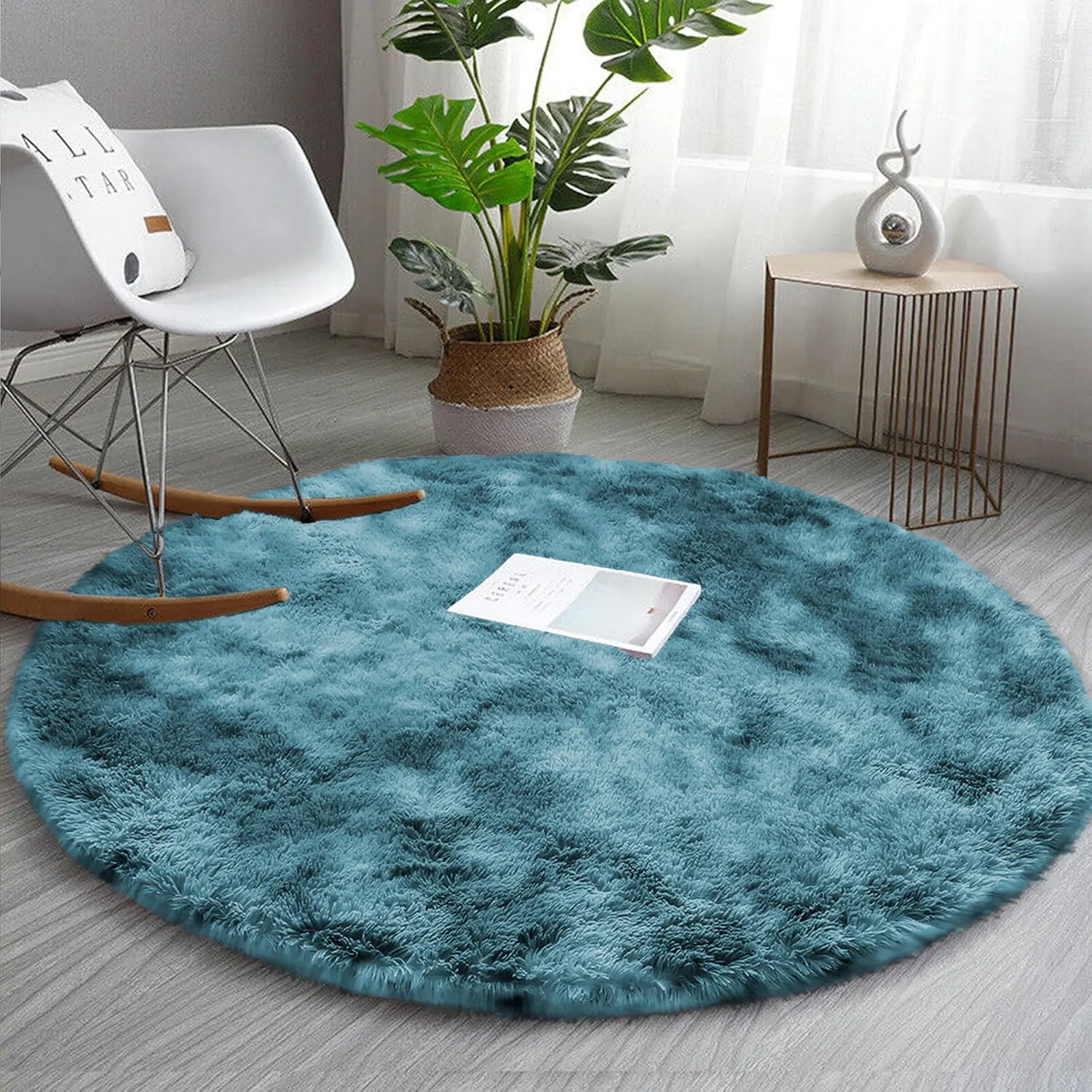 Transform Your Space with the Imperial Homeware Modern Tie Dye Shaggy Rug - Soft, Anti-Skid, and Fluffy for Ultimate Comfort in Your Living Room or Bedroom