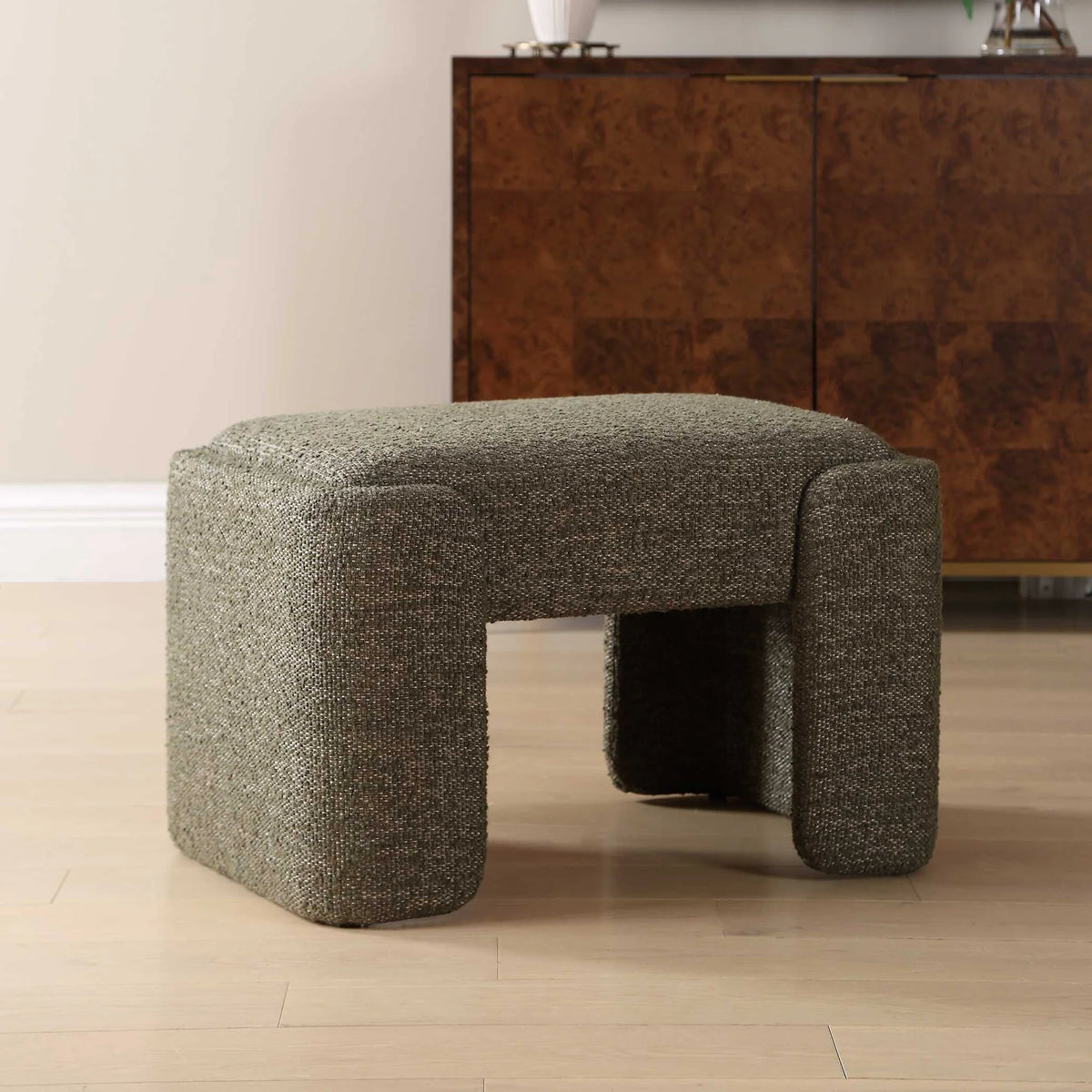 Green Boucle Small Bench