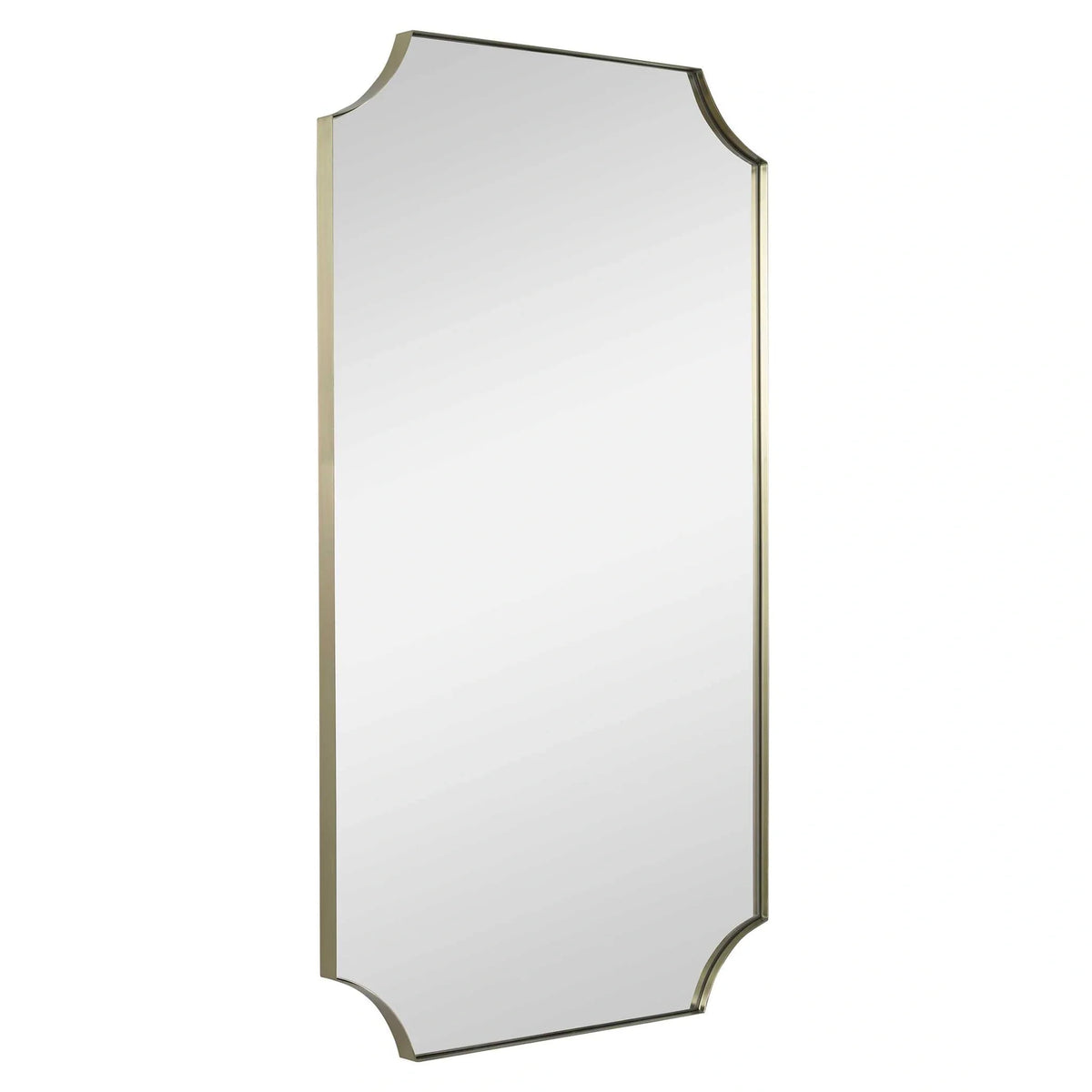 Scalloped Corner Mirror