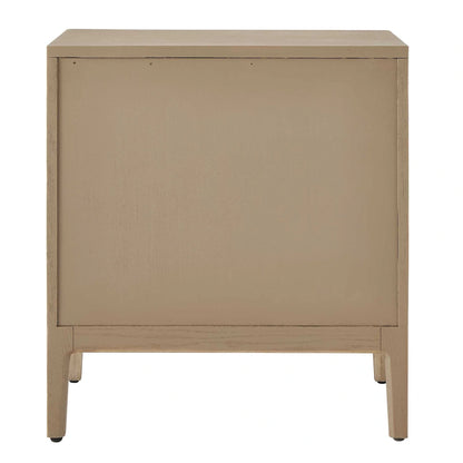Natural Wood Side Table