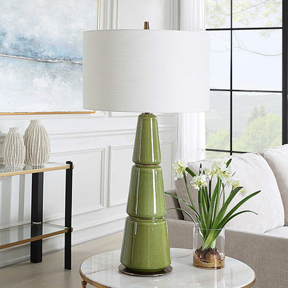 Moss Green Table Lamp