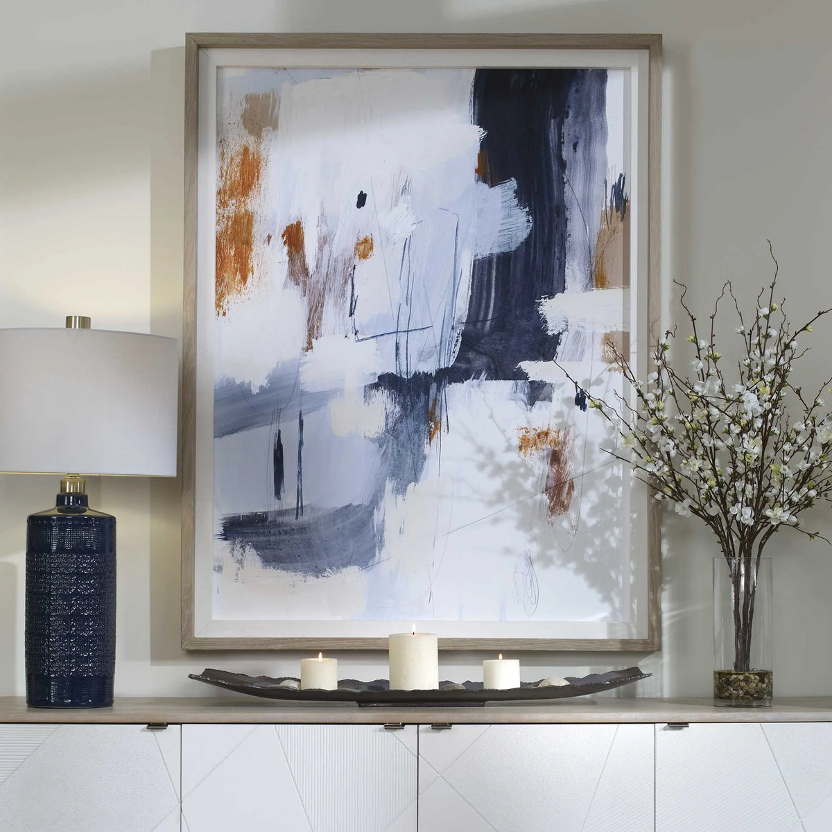Abstract Framed Print