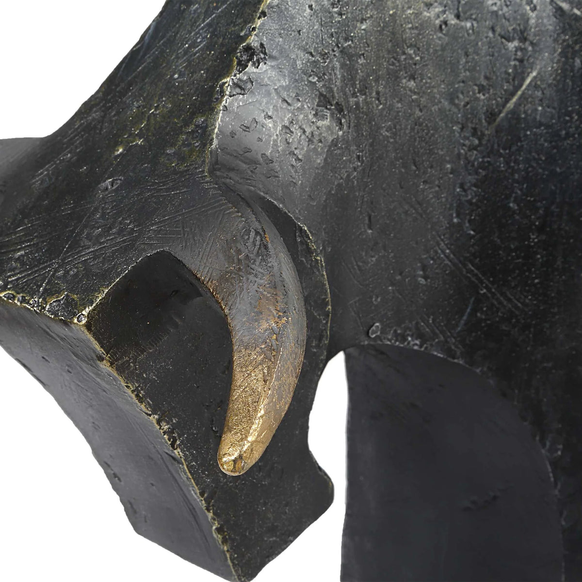 Bronze Bull Sculptures, Set of 2