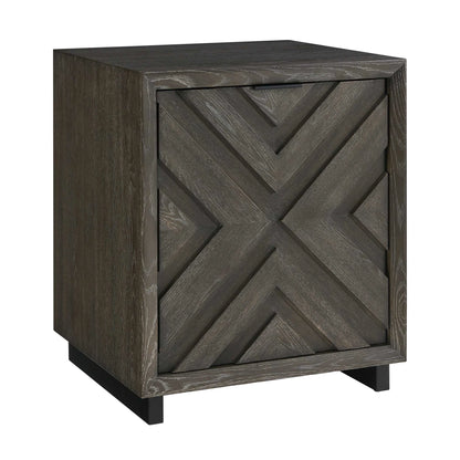 Dark Charcoal Oak Cabinet