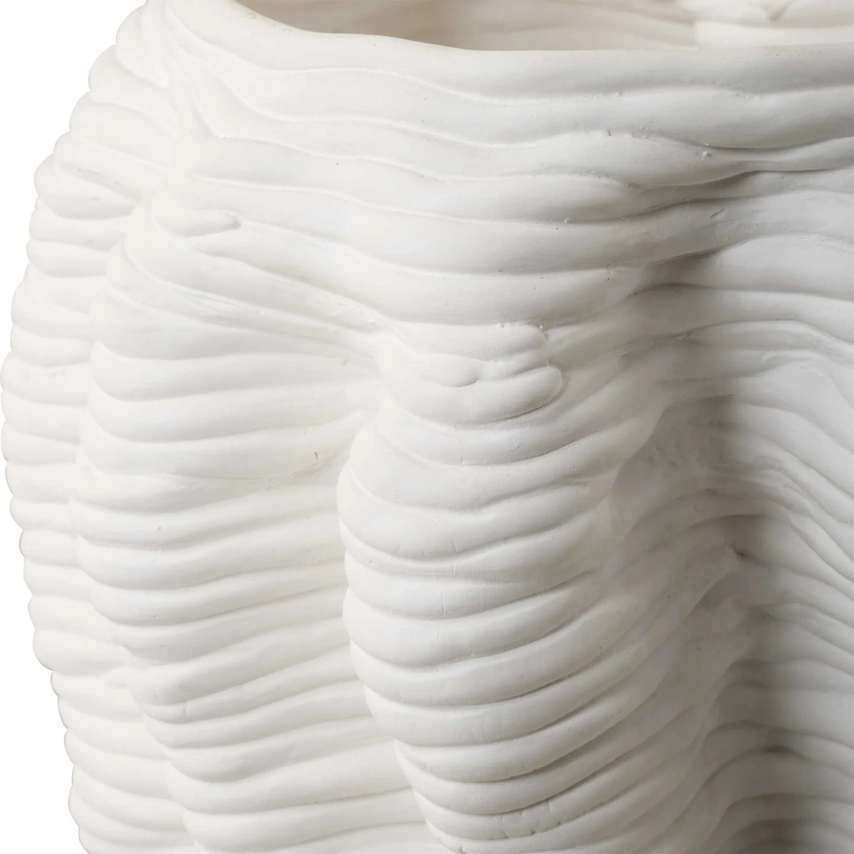 Matte White Vase
