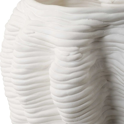 Matte White Vase