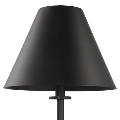 Satin Black Buffet Lamp