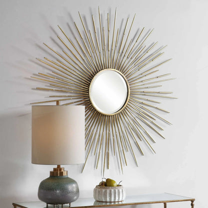 Gold Starburst Mirror