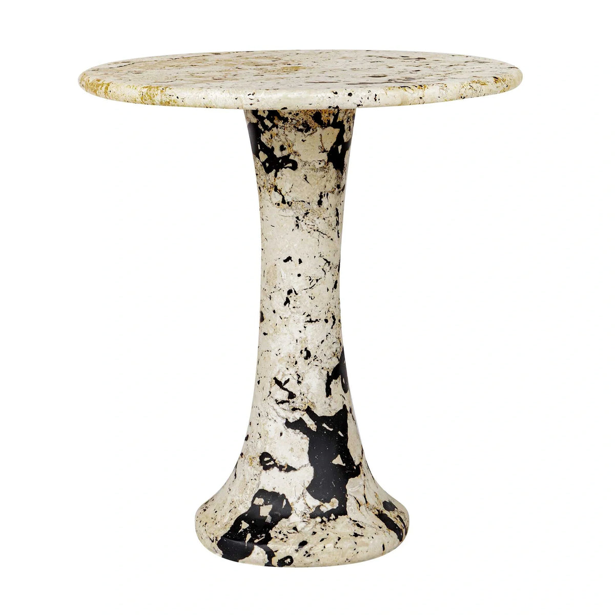 Indoor-Outdoor Stone Side Table