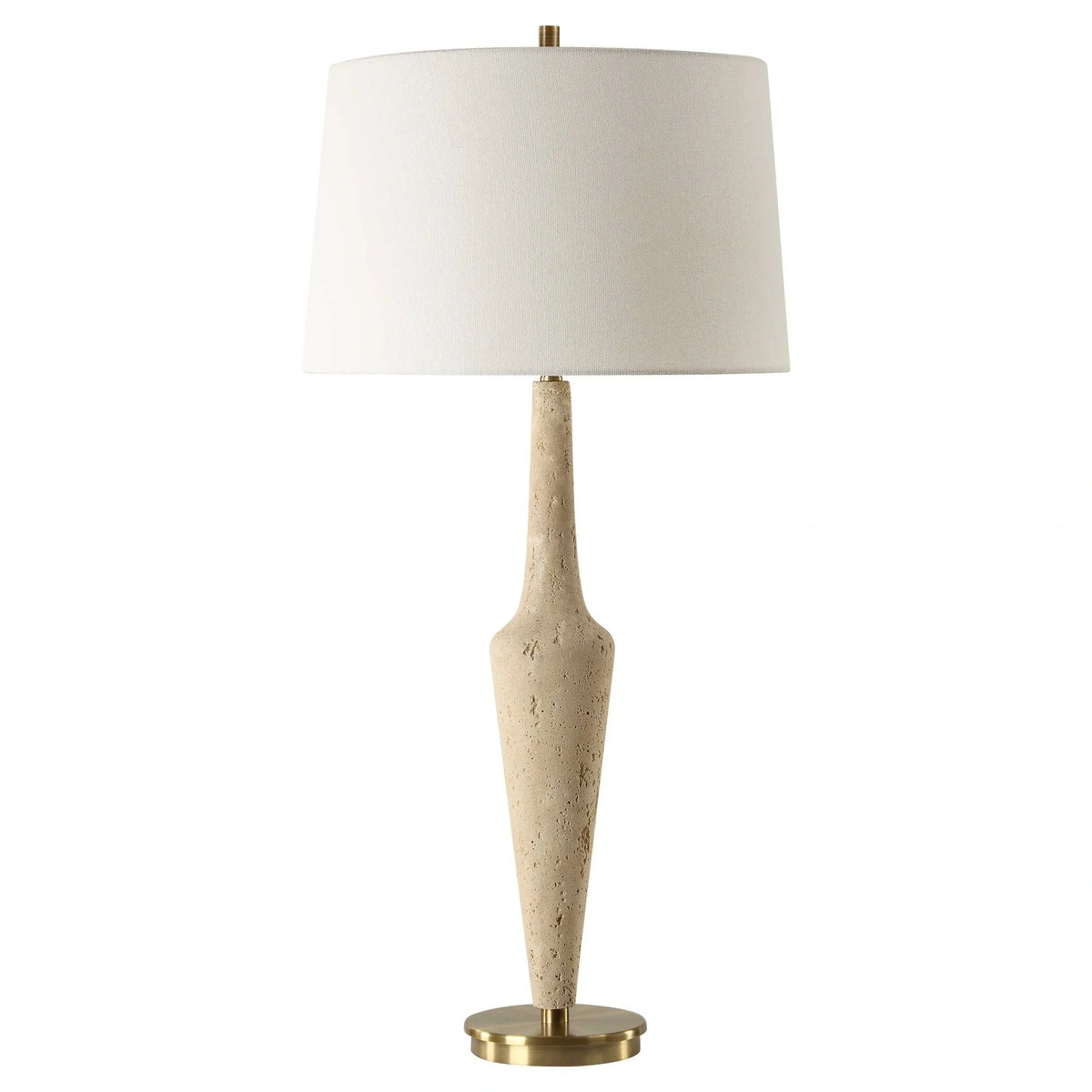 Travertine Table Lamp