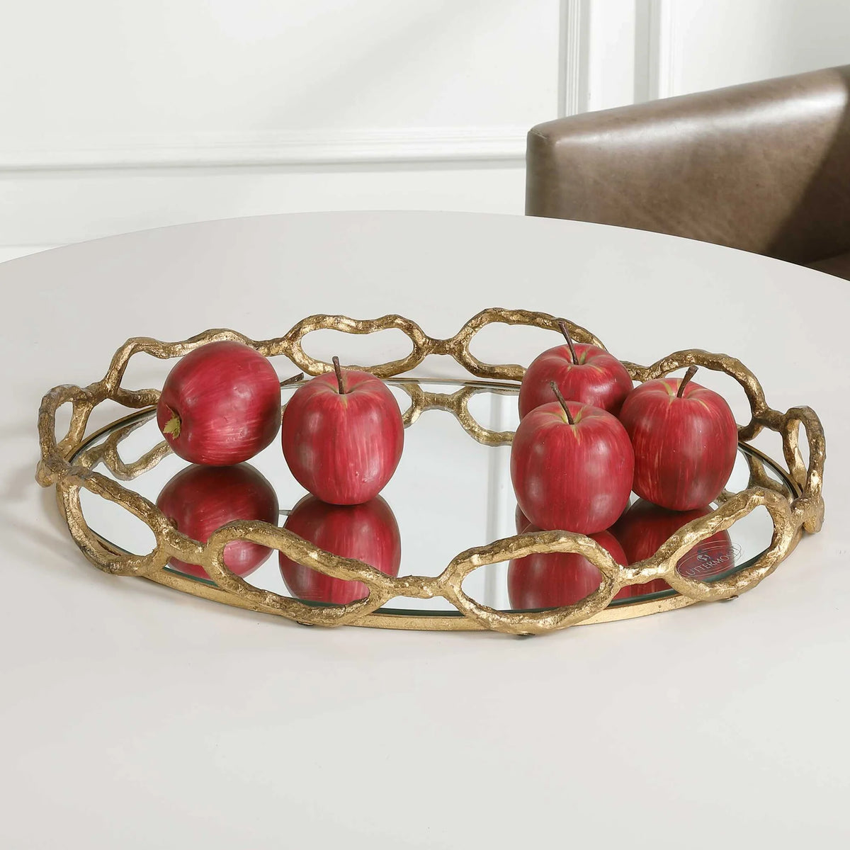Chain Mirrored Tray