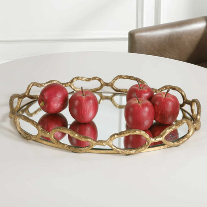 Chain Mirrored Tray