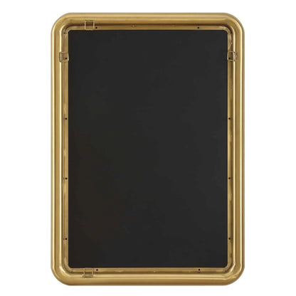 Modern Brass Mirror