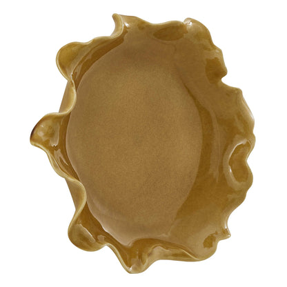 Ruffled Indoor-Outdoor Bowl