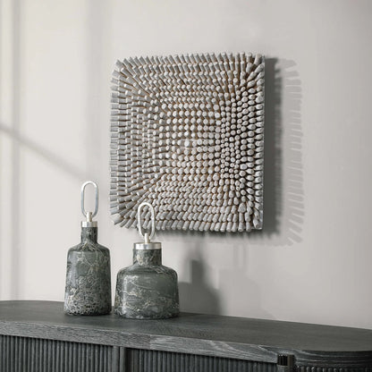 Satin Black Wood Wall Panel