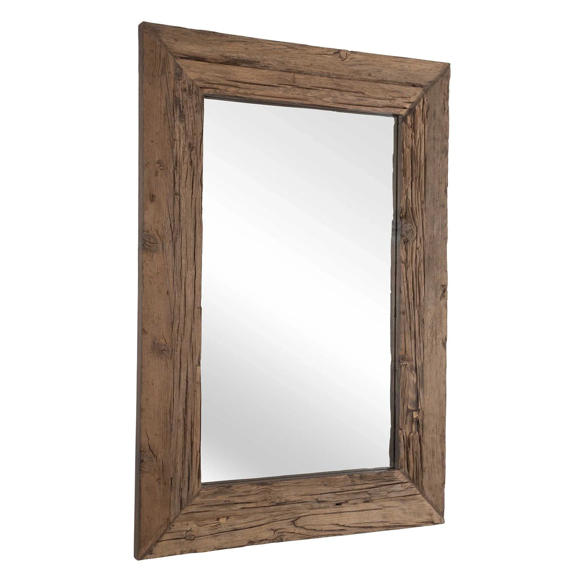 Large Reclaimed Pine Mirror