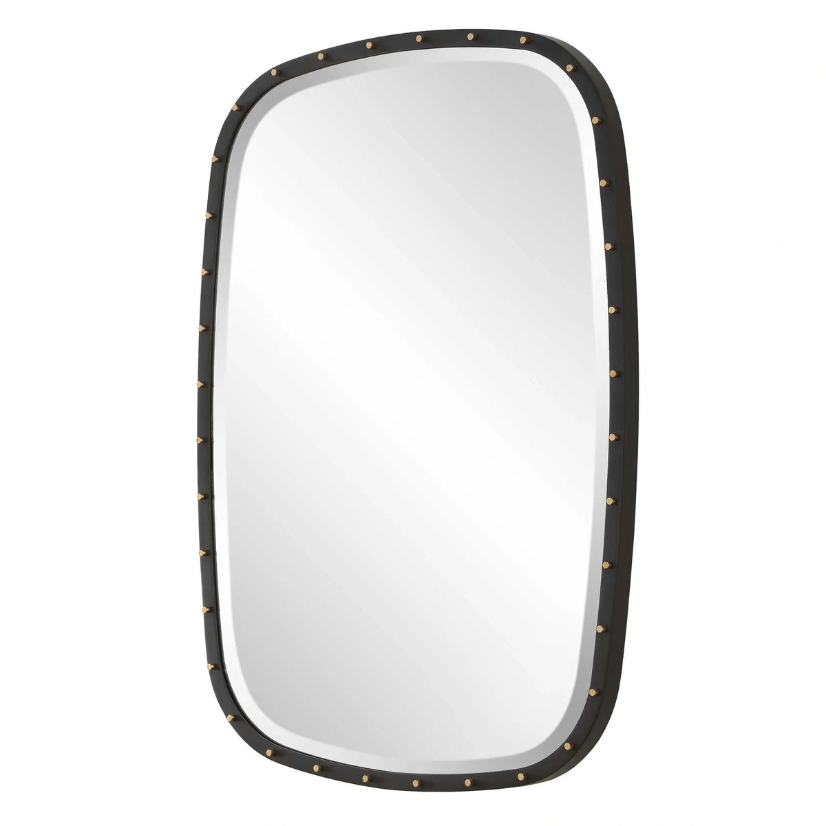 Industrial Round Mirror