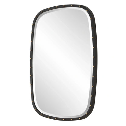 Industrial Round Mirror