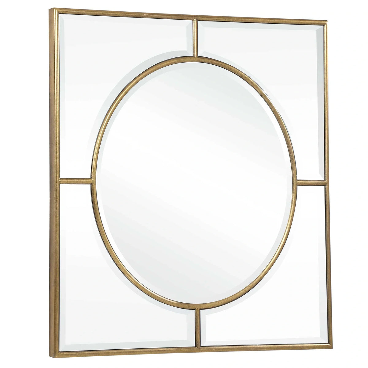 Gold Square Mirror