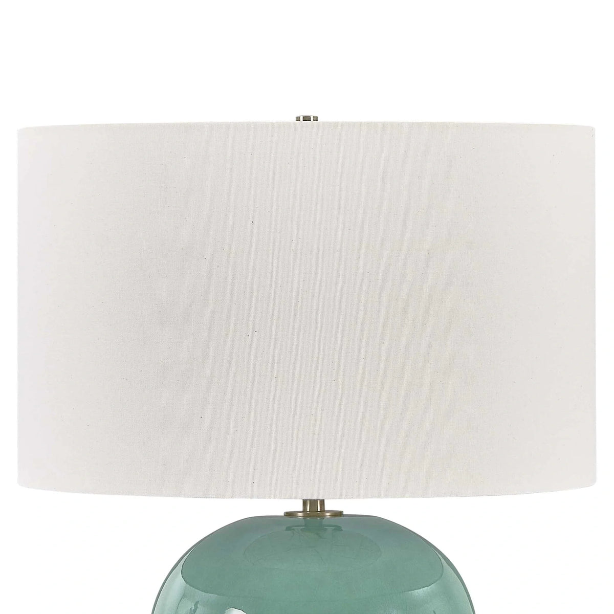 Teal Ceramic Table Lamp
