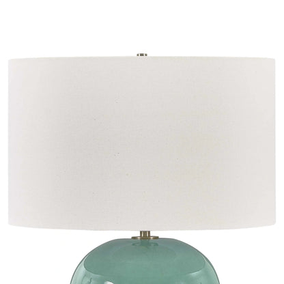 Teal Ceramic Table Lamp