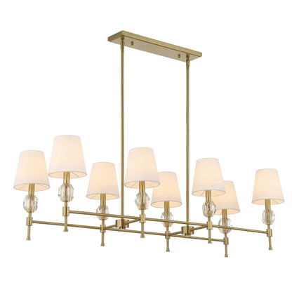 8-Light Linear Chandelier