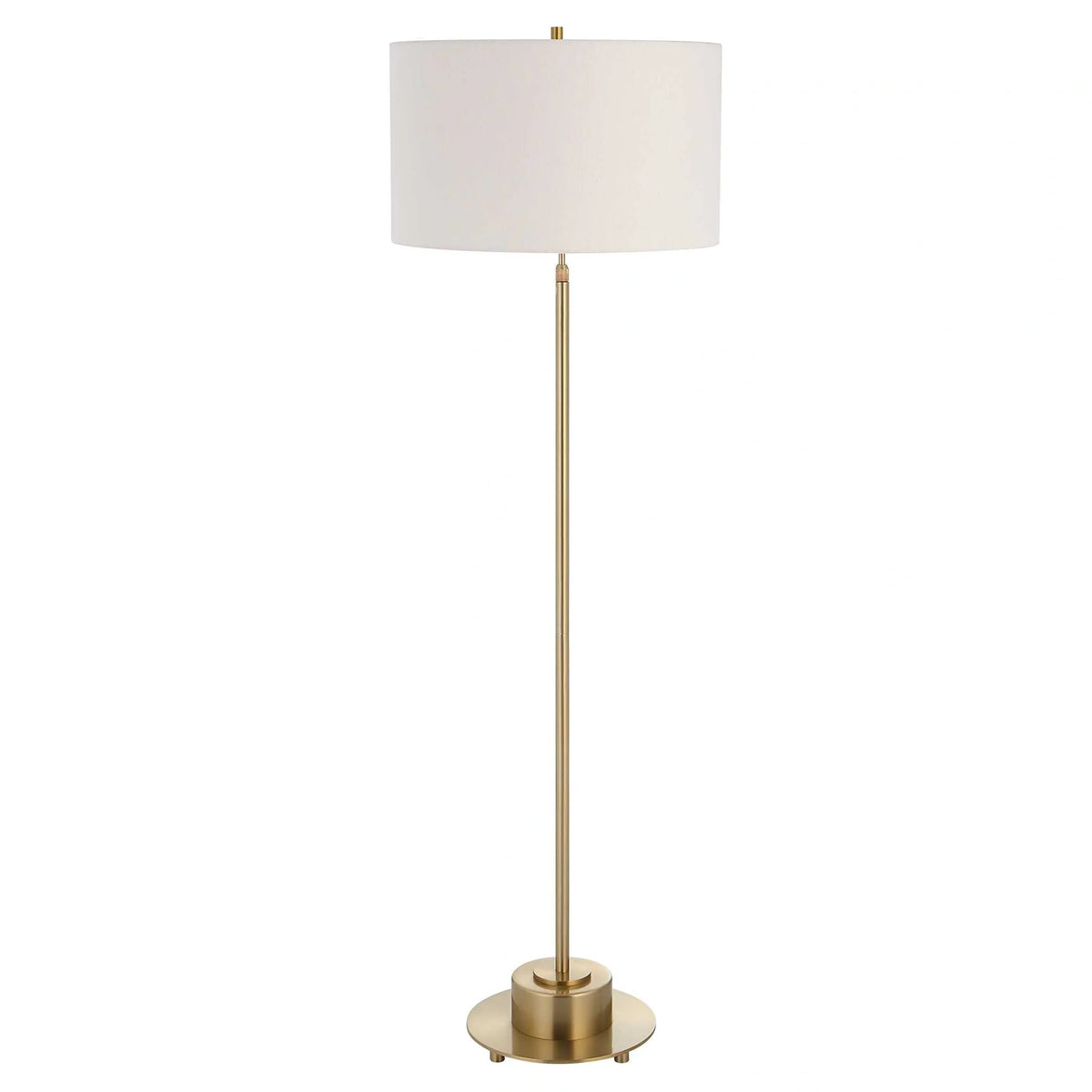Adjustable Brass Floor Lamp
