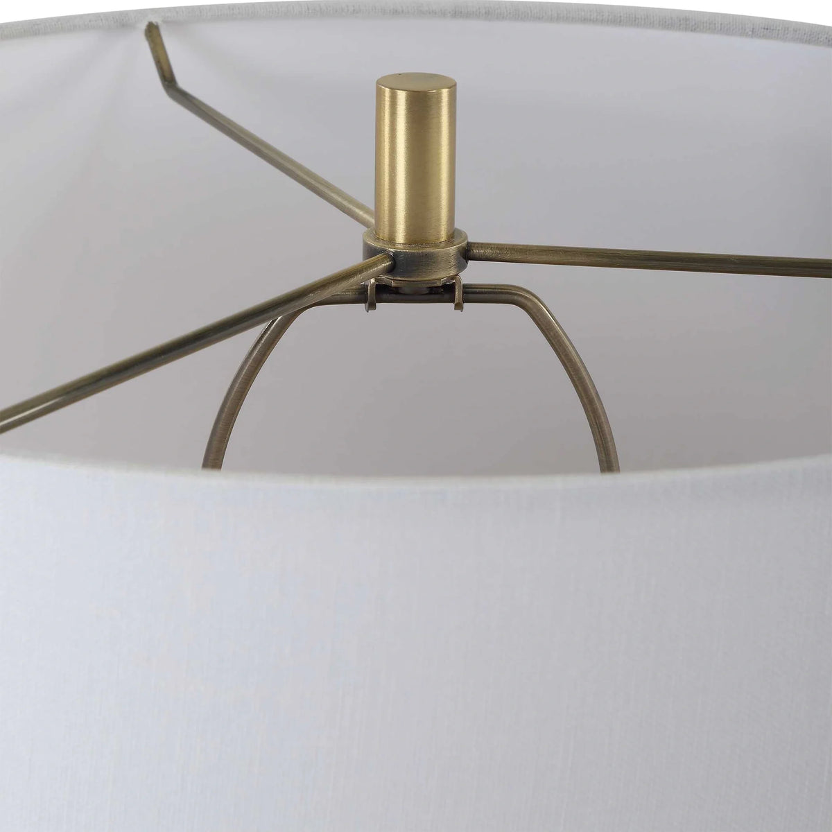 Ivory Teal Table Lamp