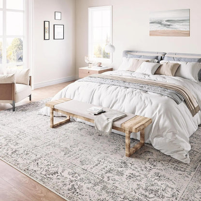 Purecozy Pet Friendly 9x12 Vintage Area Rug