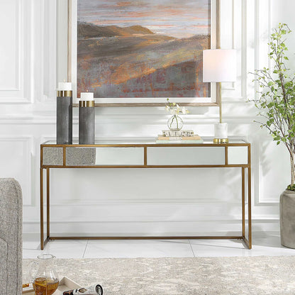 Mirrored Console Table