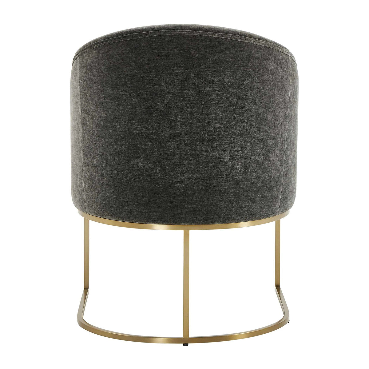 Curved Steel Dining Chair