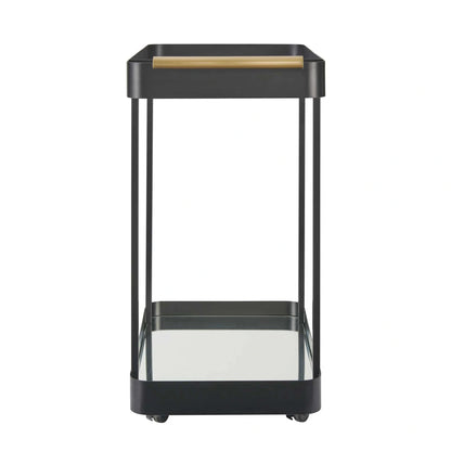 Black Iron Bar Cart