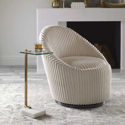 Brass Accent Table