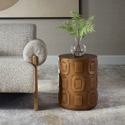 Geometric Accent Table