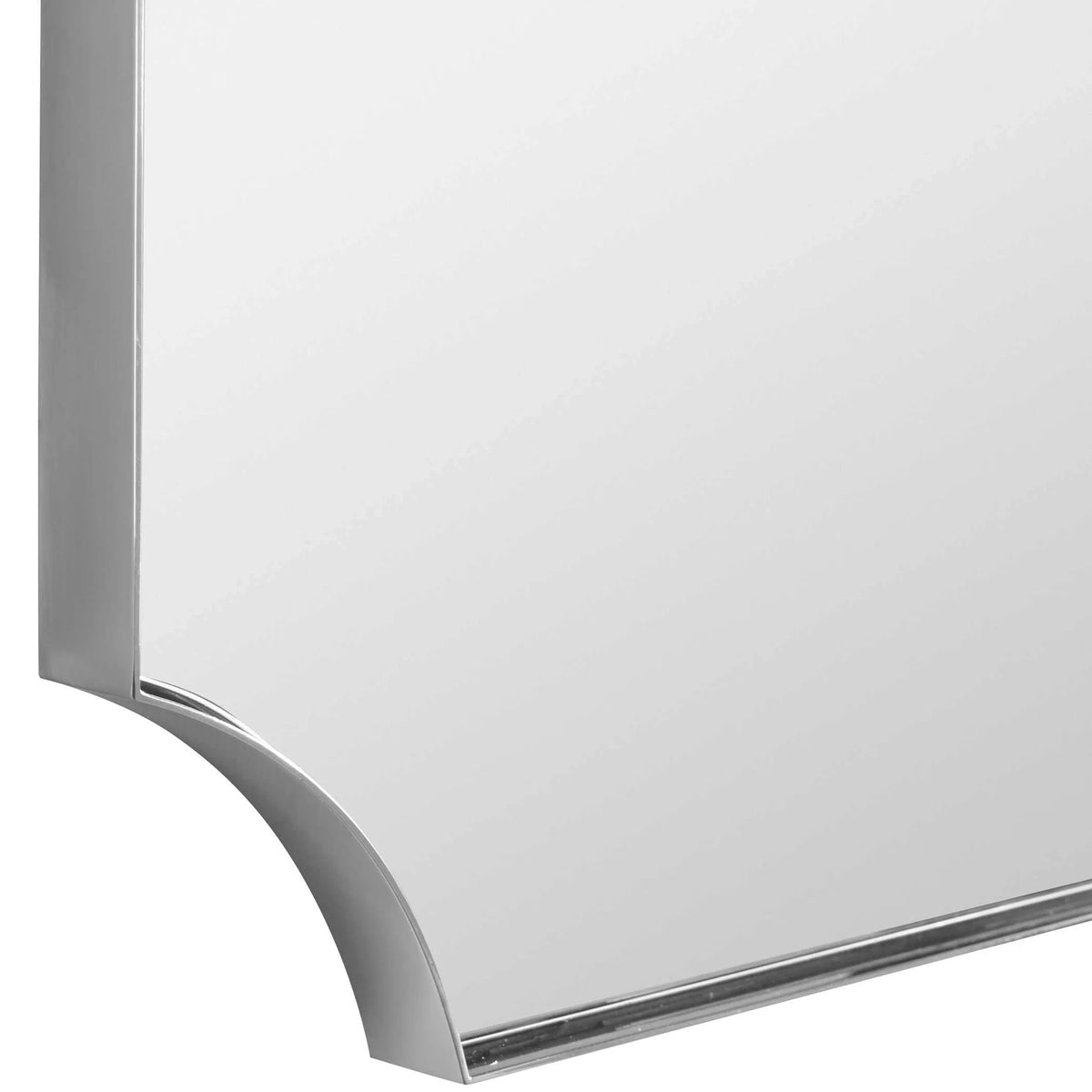 Scalloped Corner Mirror