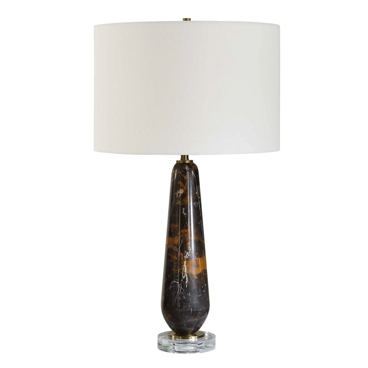 Dark Marble Table Lamp