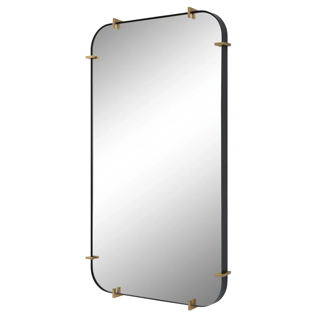 Industrial Iron Strap Mirror