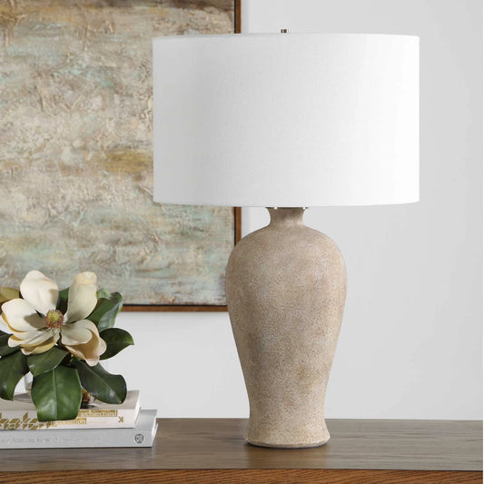 Textured Ceramic Table Lamp