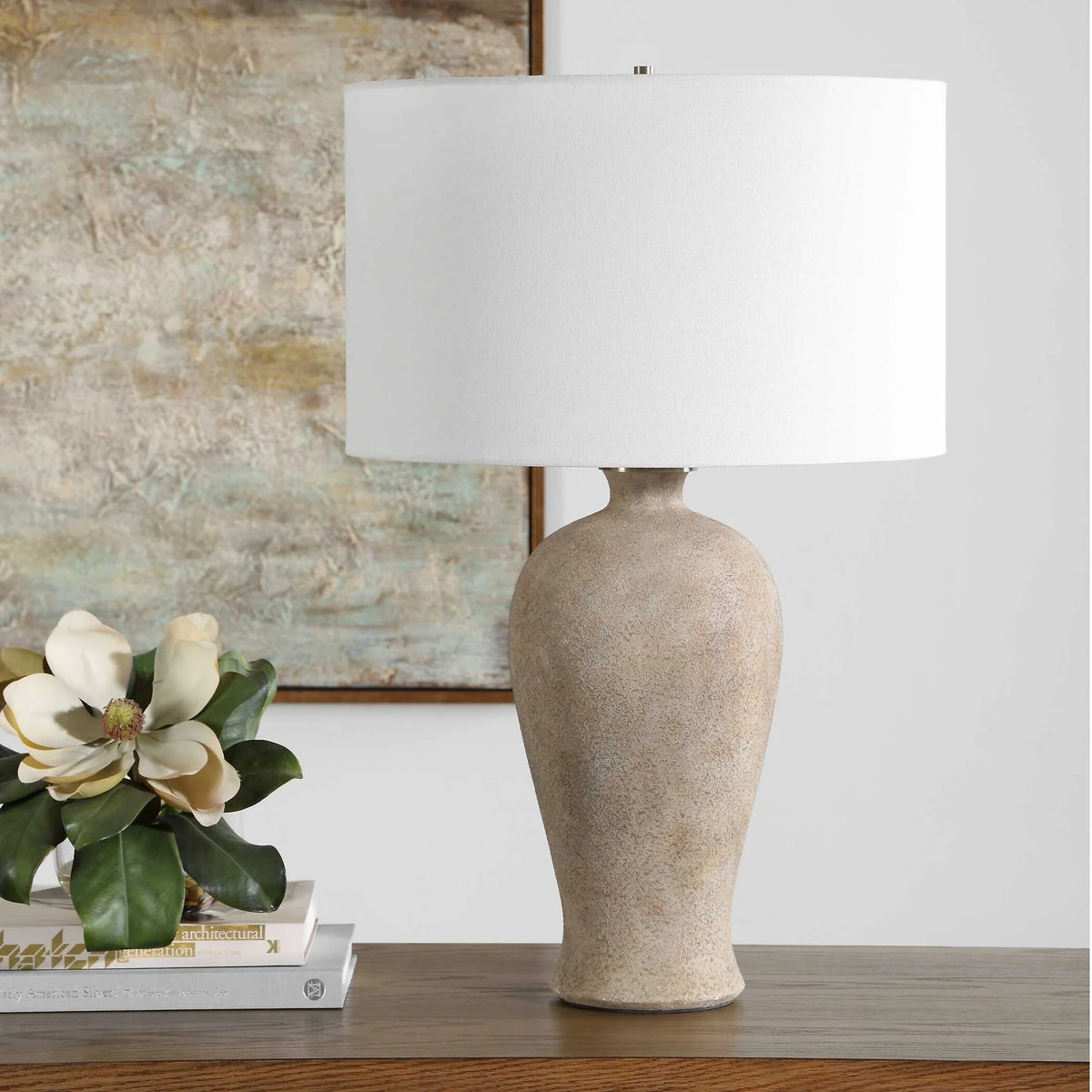 Textured Ceramic Table Lamp