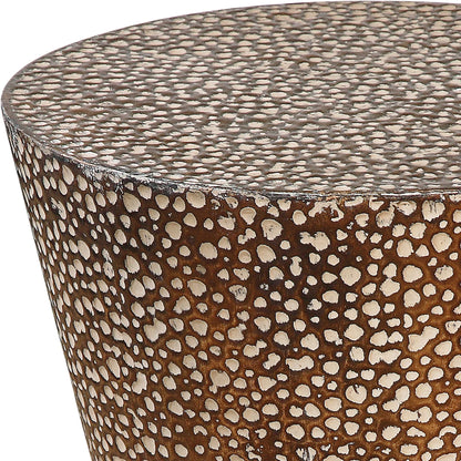 Drum Shaped Accent Table