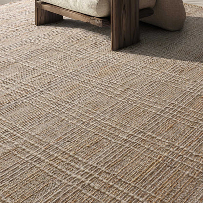 Hand Woven Beige Rug