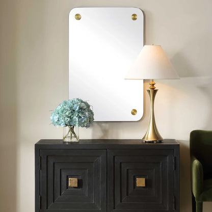 Frameless Medallion Mirror