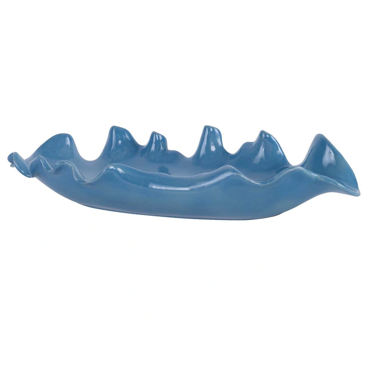 Ruffled Ceramic Bowl