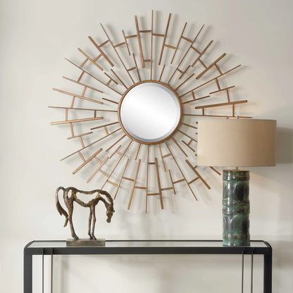 Bronze Round Mirror