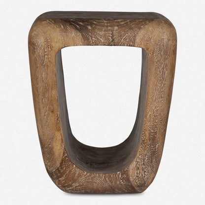 Bleached Wash Accent Stool
