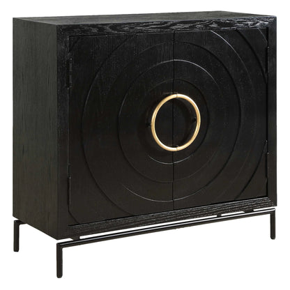 Black 2 Door Cabinet