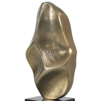 Fluid Gold Sculptures, Set of 2